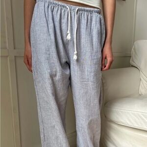 Brandy Melville Striped Drawstring Lounge Pants